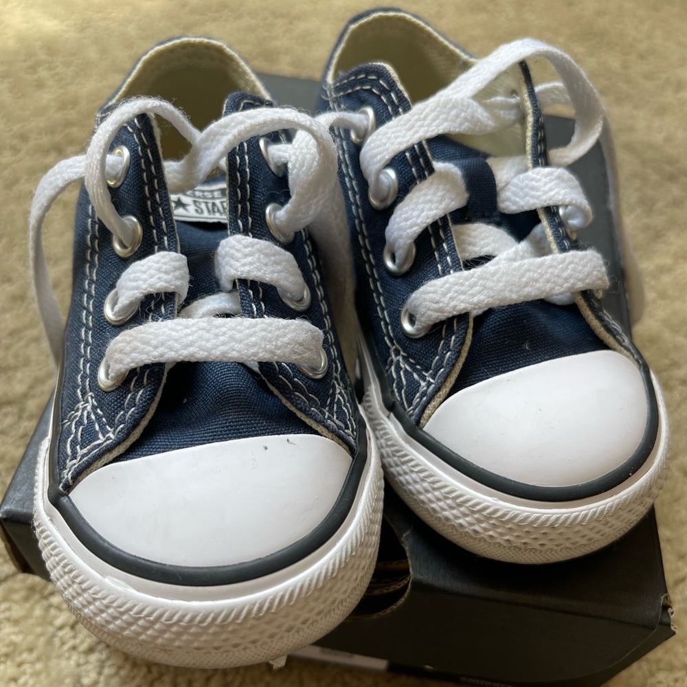 5C toddler Converse Chuck Taylor Allstar Low Top Navy Blue